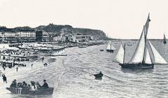 Beach-from-the-pier.-1903.